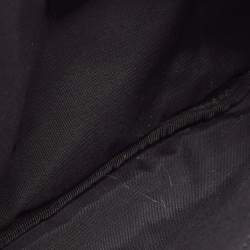 Fendi White/Black Zucca Embossed Leather and Mesh Belt Bag