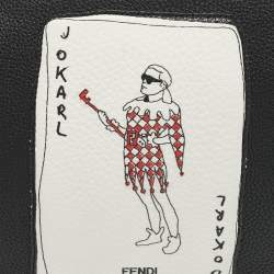 Fendi Black Leather Joker Slim Pouch