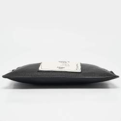 Fendi Black Leather Joker Slim Pouch