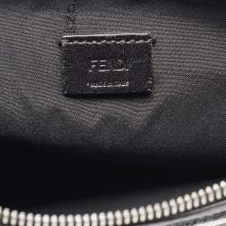 Fendi Black Leather Joker Slim Pouch