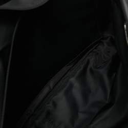 Fendi Black Econyl Baguette Messenger Bag
