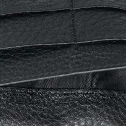 Fendi Black Leather Bifold Long Wallet