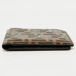 Fendi Tobacco Zucca Embossed Leather Bifold Wallet