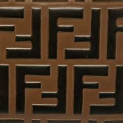 Fendi Tobacco Zucca Embossed Leather Bifold Wallet