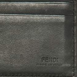 Fendi Tobacco Zucca Embossed Leather Bifold Wallet