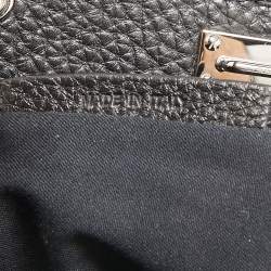 Fendi Black Selleria Leather Peekaboo ISeeU Briefcase
