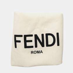 Fendi Zucca Embossed Leather Crossbody Bag