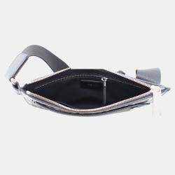 Fendi Zucca Embossed Leather Crossbody Bag