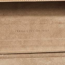 Fendi Brown Zucca Canvas and Leather Soft Trunk Baguette Bag