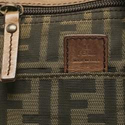 Pre Owned حقيبة كروس بودي فندي نايلون توباكو زوكا