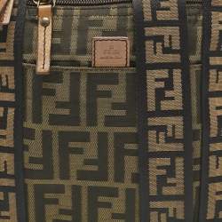 Pre Owned حقيبة كروس بودي فندي نايلون توباكو زوكا