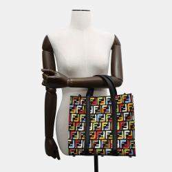 Pre Owned Fendi Multicolor Nylon Tote Bag