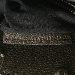 Pre Owned Fendi Dark Brown Selleria Leather Mini Peekaboo Fit Key Tote