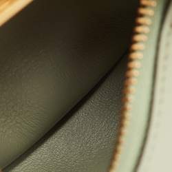 مملوكة مسبقًا Fendi Pastel Green Leather Nano Fendigraphy Bag