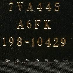 Pre Owned Fendi Black Leather Monster Clutch