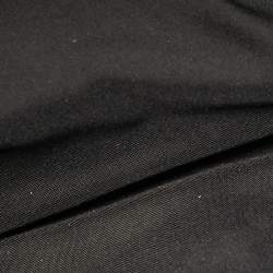 Pre Owned Fendi Grey/Black Leather and Nylon Dolce Monster Eyes Rounded Backpack