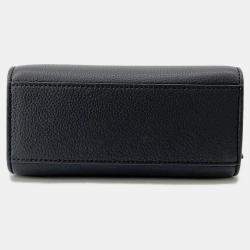 مملوكة مسبقًا حقيبة فيندي جو تو 2 واي جلد أسود حجم صغير