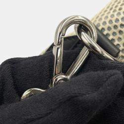 مملوكة مسبقًا Fendi Logo Backpack Ivory/Black Nylon Mesh