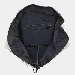 مملوكة مسبقًا Fendi Logo Backpack Ivory/Black Nylon Mesh