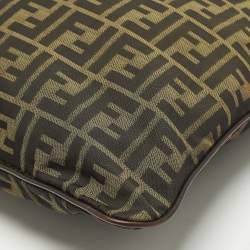 مملوكة مسبقًا حقيبة ماسنجر فندي نايلون زوكا تبغ