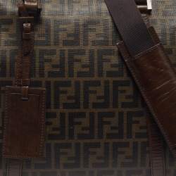 مملوكة مسبقًا حقيبة فندي دافل كانفس مطلي توتون زوكا