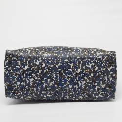 Pre Owned Fendi Peekaboo Large Multicolor Camouflage Leather Briefcase