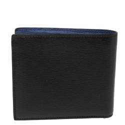Fendi Black Leather Studded Karlito Bifold Wallet