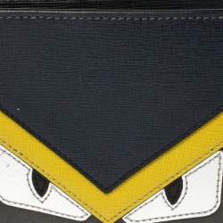 Fendi Multicolor Leather Monster Eye Bifold Wallet