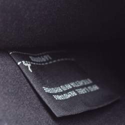 مملوكة مسبقًا Fendi Black/Yellow Leather Monster Eyes Flat Clutch