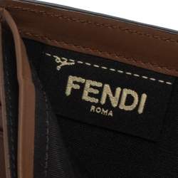 Fendi Multicolor Leather Monster Eyes Bifold Wallet