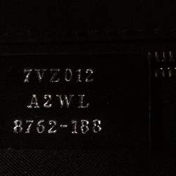 Pre Owned Fendi Red Leather and Nylon Monster Backpack