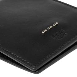 Fendi Black Leather Bifold Wallet