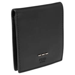 Fendi Black Leather Bifold Wallet