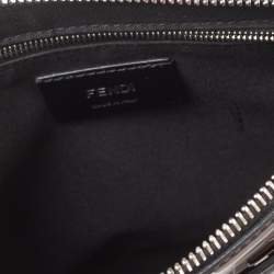 مملوكة مسبقًا حقيبة ماسنجر فندي جلد بني بنقشة الشعار أف أف