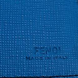 Fendi Two Tone Leather Bi Fold Wallet