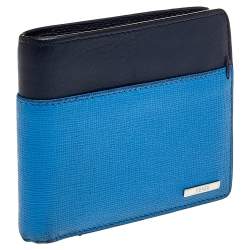 Fendi Two Tone Leather Bi Fold Wallet