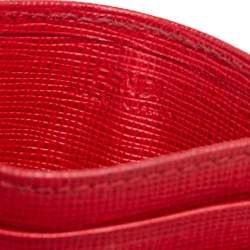 مملوكة مسبقًا Fendi Tricolor Leather Monster Eye Card Holder