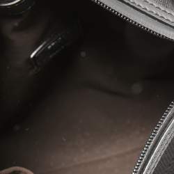 Pre Owned حقيبة فندي لوي جلد وقماش أسود صغيرة