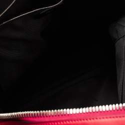 Fendi Red/Black Nylon and Leather Face No Words Emoticon Backpack