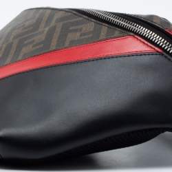 Fendi Multicolor Zucca Coated Canvas And Leather FF Motif Belt Bag