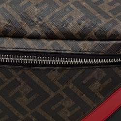 Fendi Multicolor Zucca Coated Canvas And Leather FF Motif Belt Bag