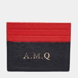 Pre Owned Fendi Multicolor Leather Monster Eye Card Holder