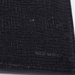 Fendi Black Coated Canvas Long Wallet