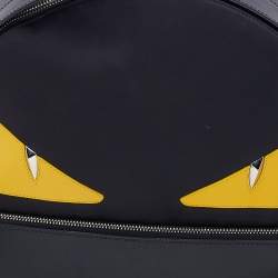 Fendi Black Nylon and Leather Monster Eyes Backpack