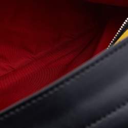 Fendi Black Nylon and Leather Monster Eyes Backpack