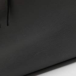 Fendi Grey Selleria Leather Lui Briefcase