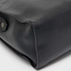 Fendi Black Leather Lui Briefcase