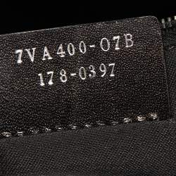 Fendi Black Leather Lui Briefcase