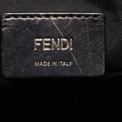 Fendi Black Leather Lui Briefcase