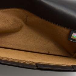 Fendi Brown Zucca Canvas and Leather Travel Clutch
